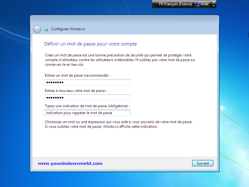 Comment installer Windows 7 32 bits