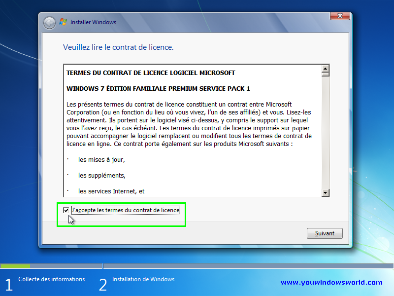 Comment installer Windows 7 32 bits